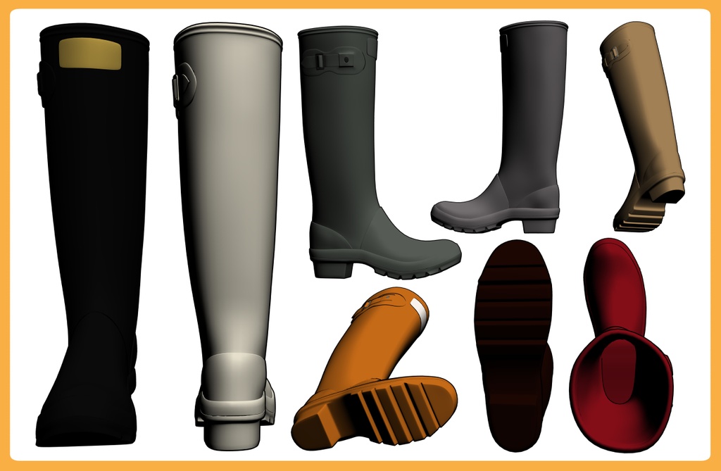 レインブーツ