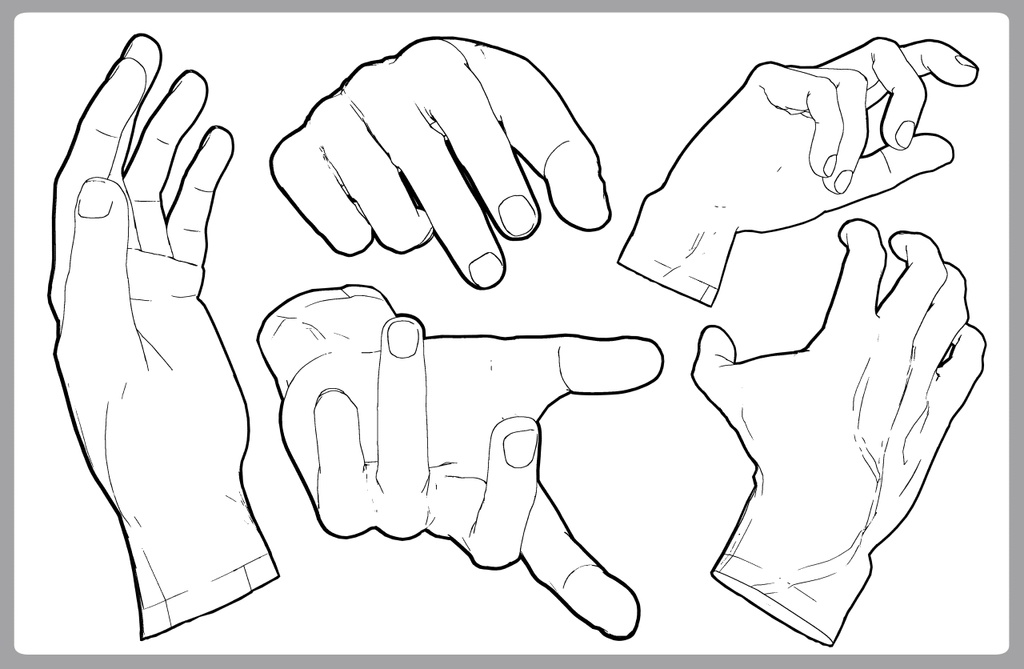 男性の手 筋肉質