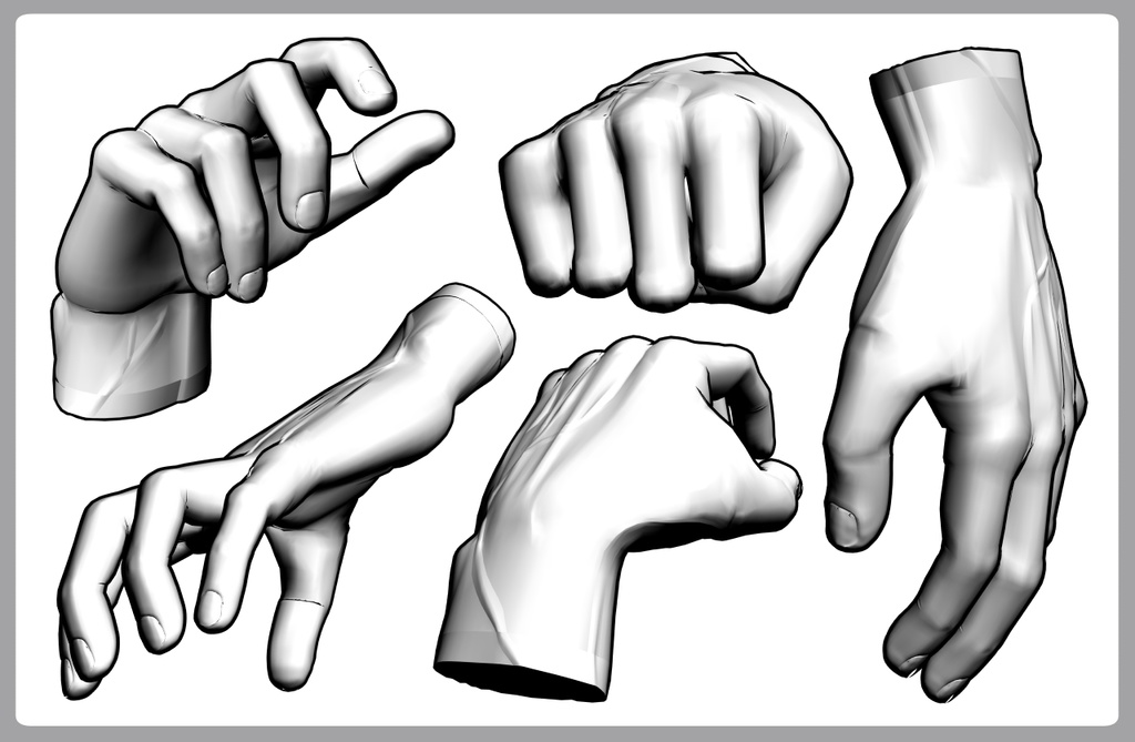 男性の手 筋肉質