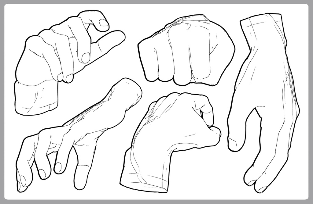 男性の手 筋肉質