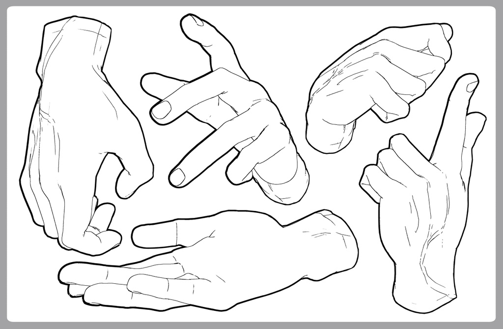 男性の手 筋肉質