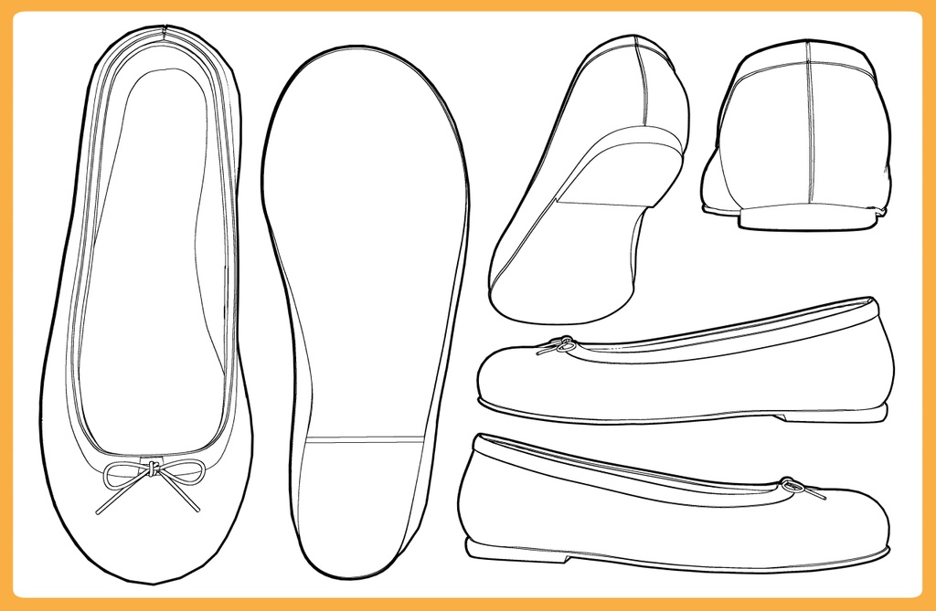 バレエシューズ