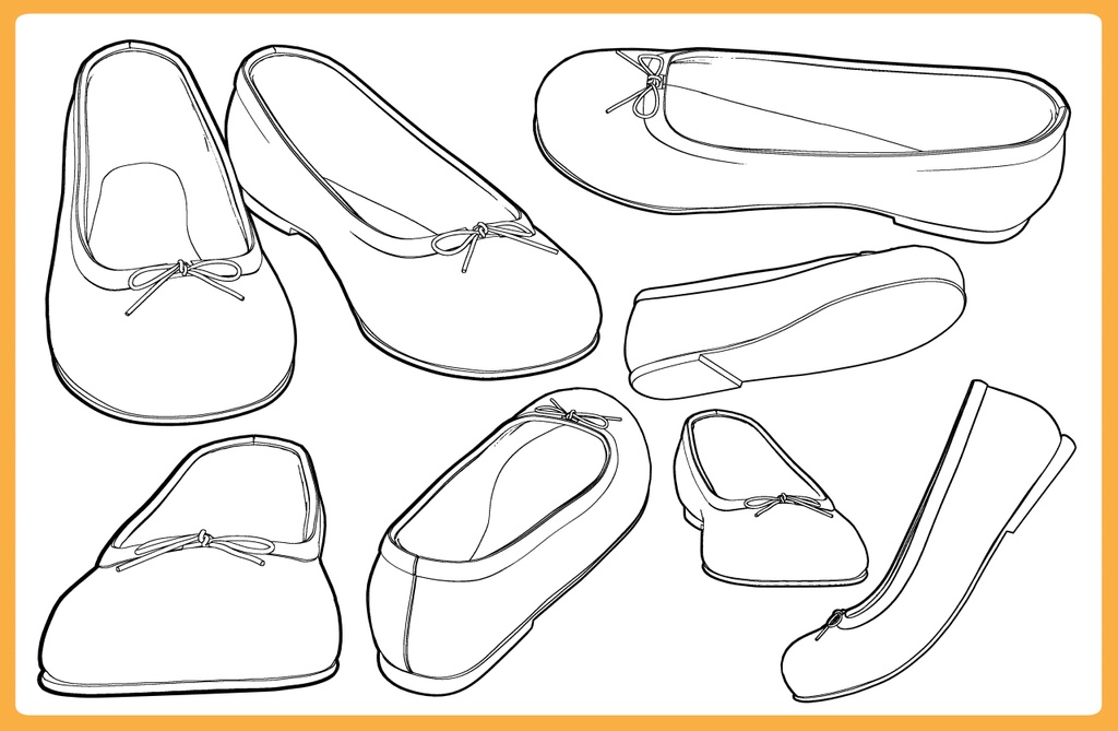 バレエシューズ