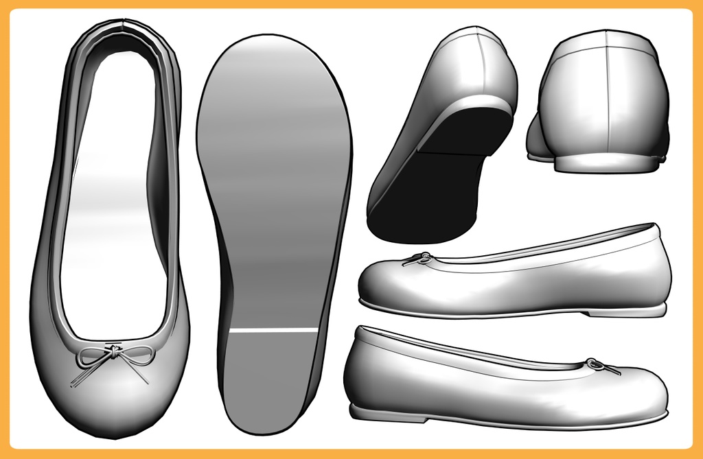 バレエシューズ