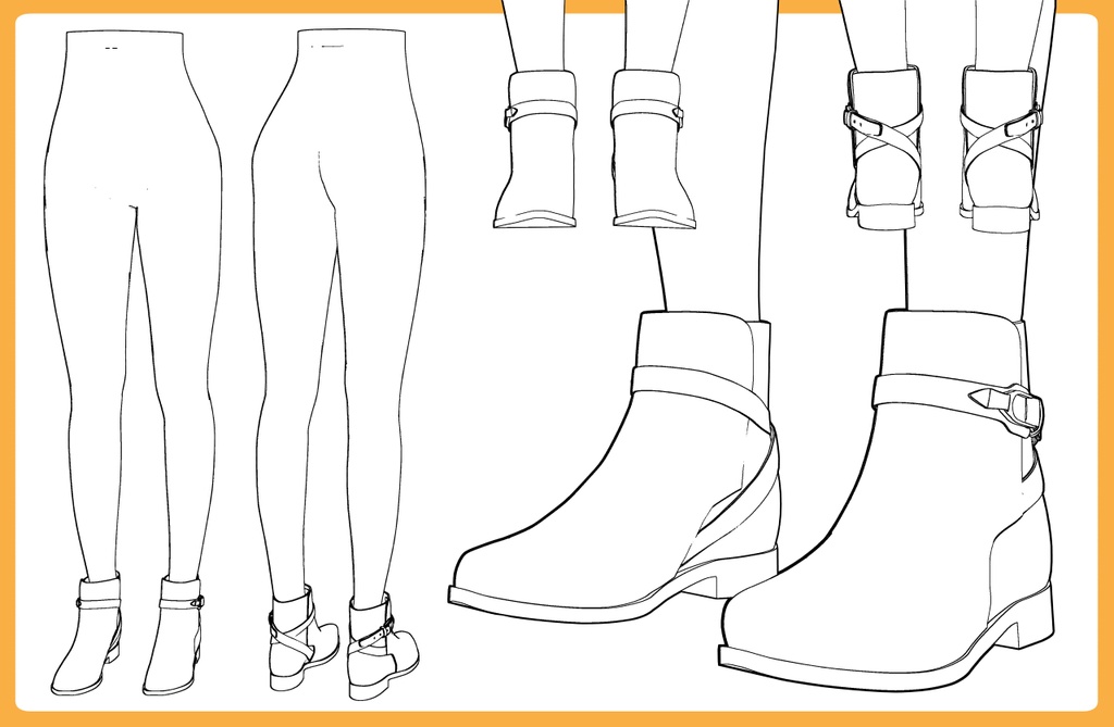 ジョッパーブーツ+下半身