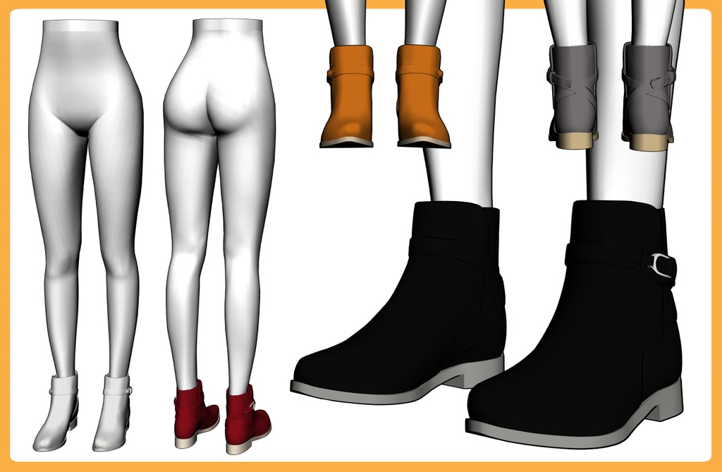 ジョッパーブーツ+下半身