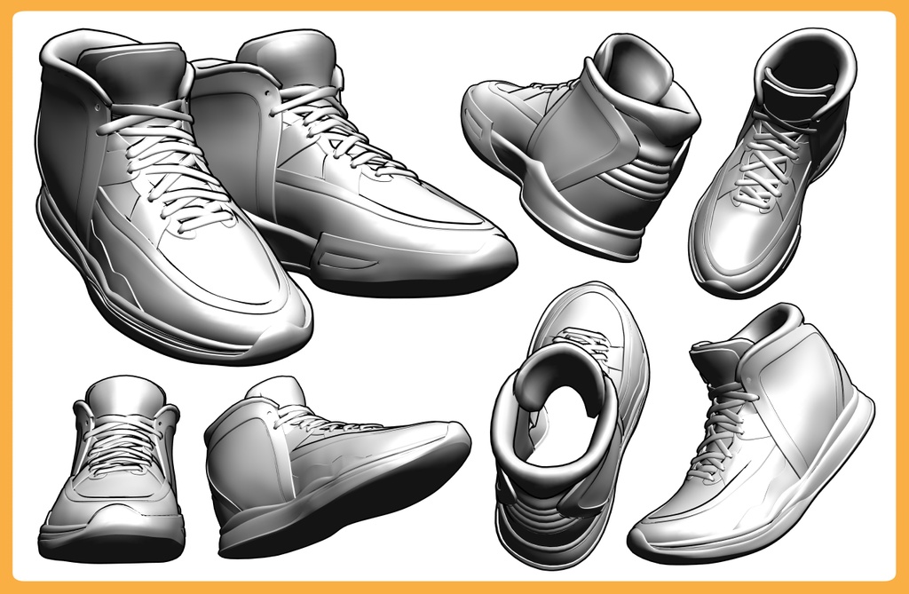 ミドルカットスニーカー3