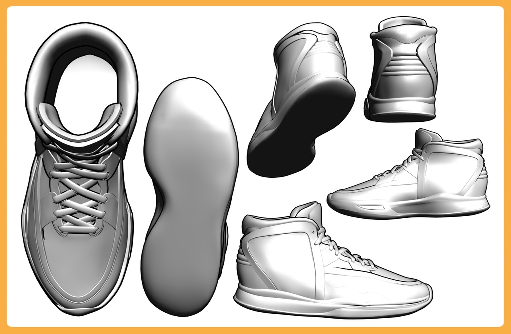 ミドルカットスニーカー3