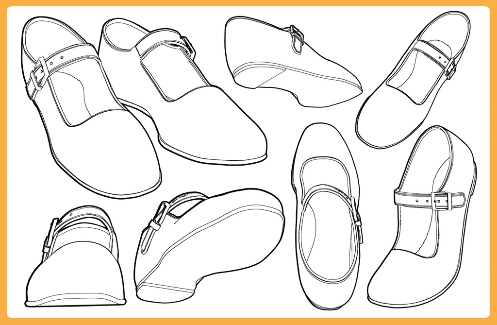 フラットシューズ