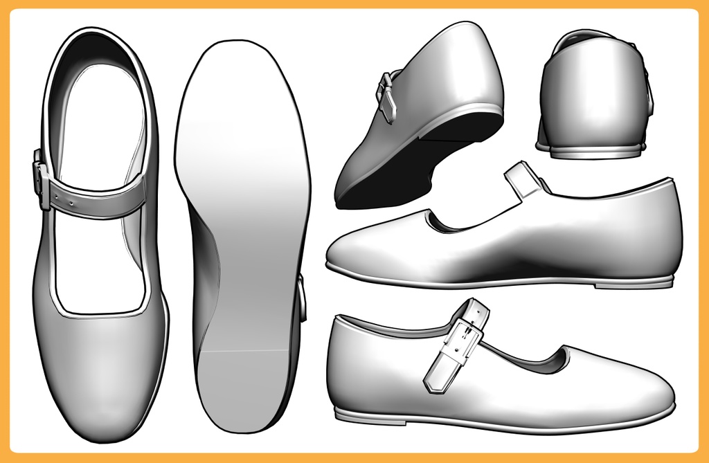 フラットシューズ