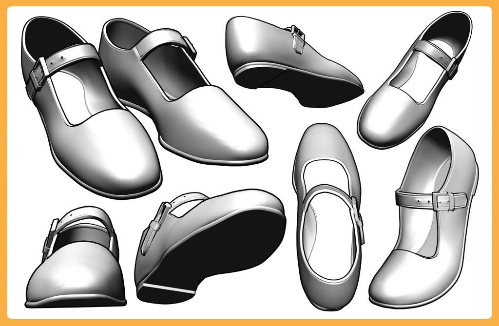 フラットシューズ