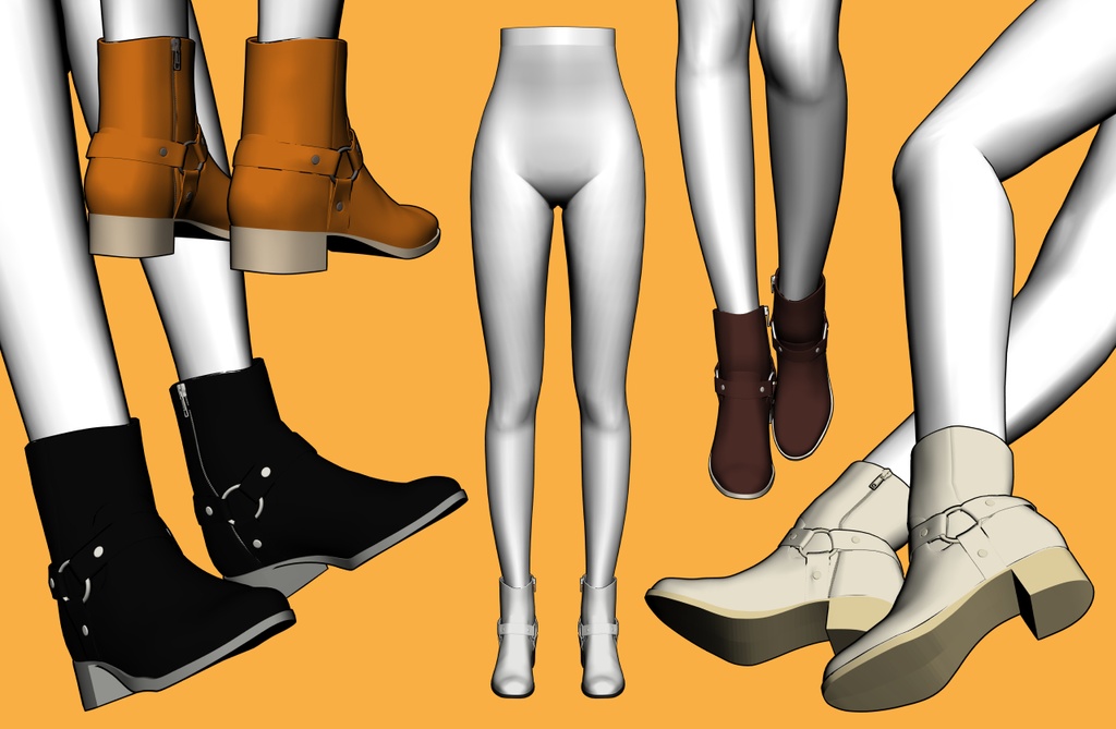 ハーネスブーツ+下半身