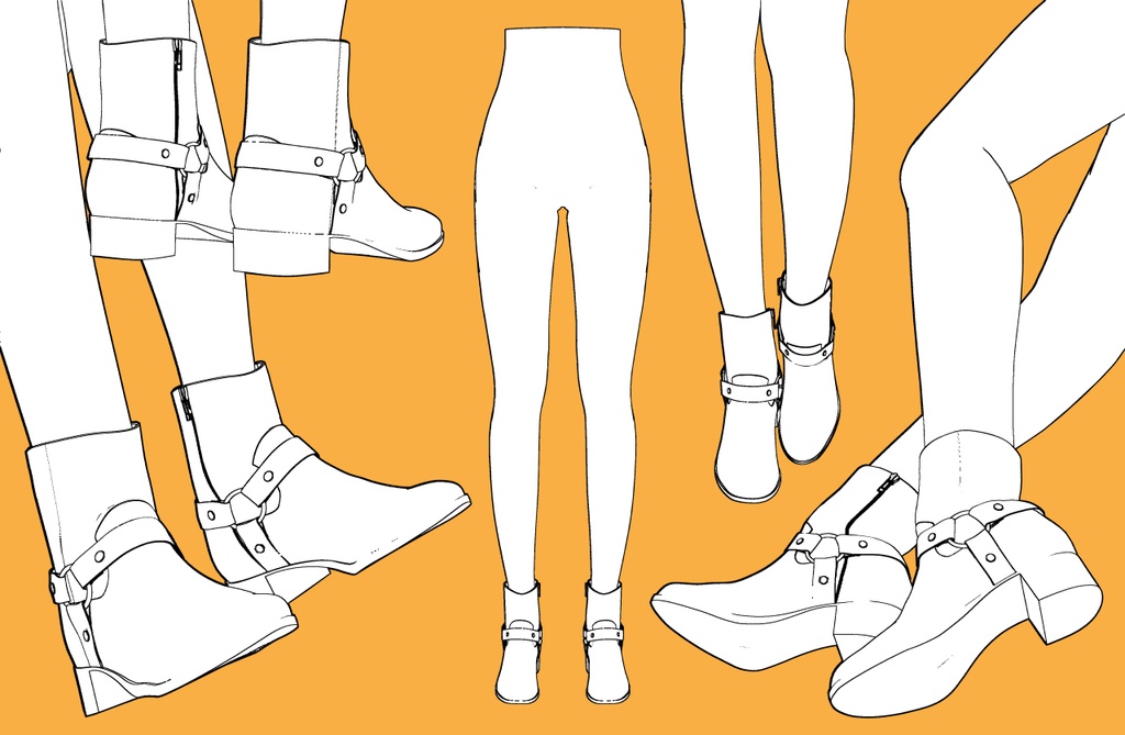 ハーネスブーツ+下半身