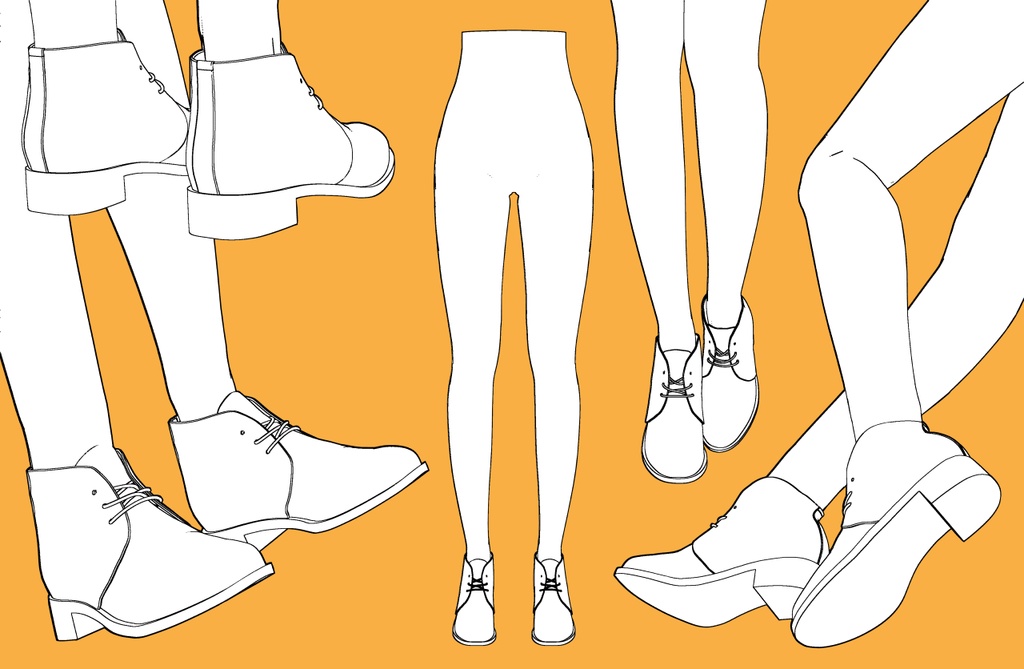 チャッカブーツ+下半身