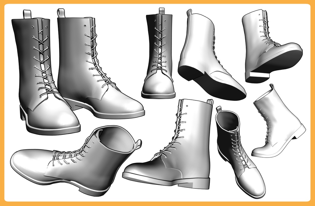 レースアップブーツ