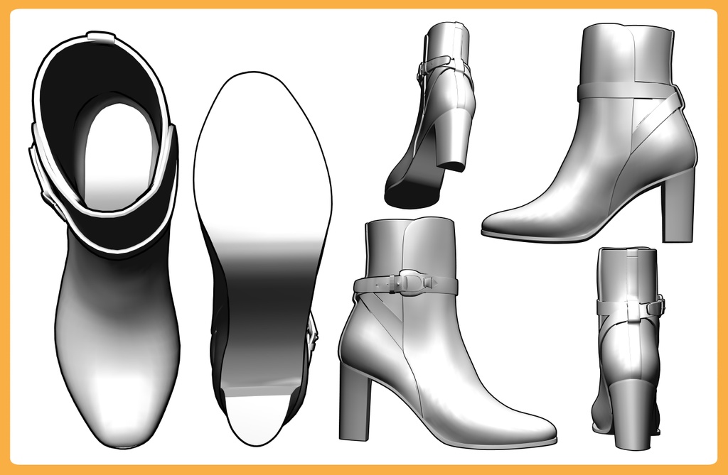 ショートブーツ2