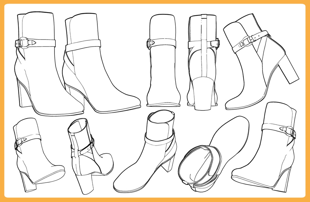 ショートブーツ2