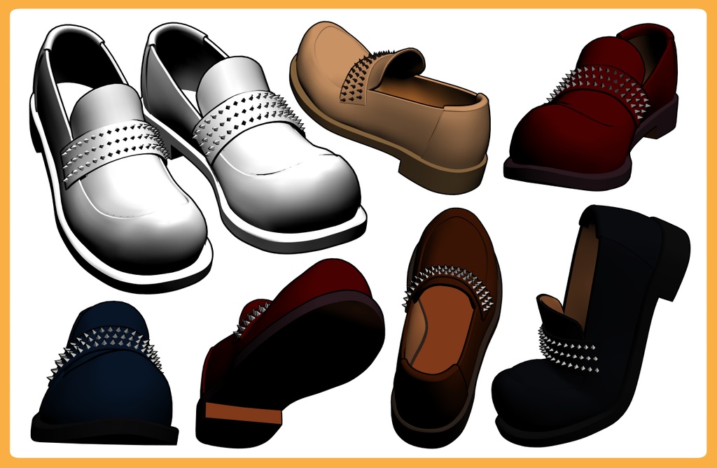 レザーシューズ スパイク