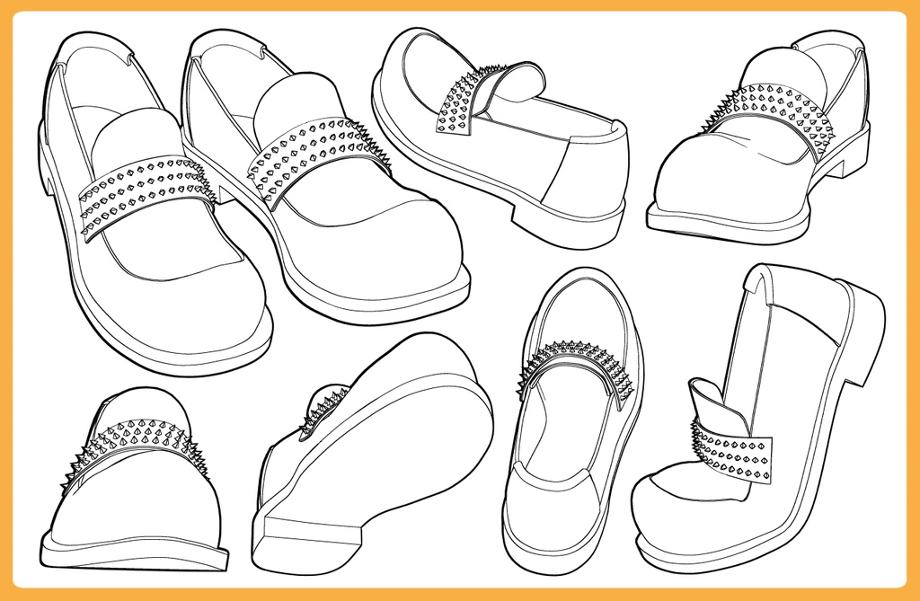 レザーシューズ スパイク