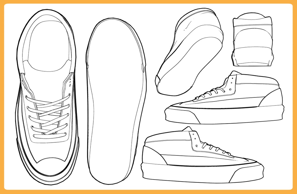 ミドルカットスニーカー4