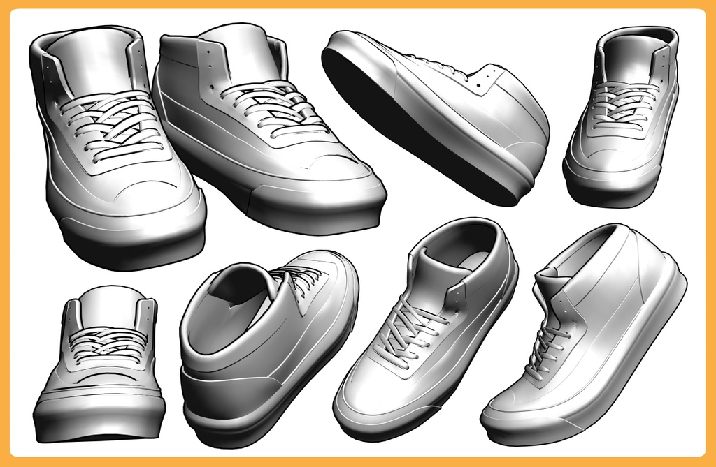 ミドルカットスニーカー4