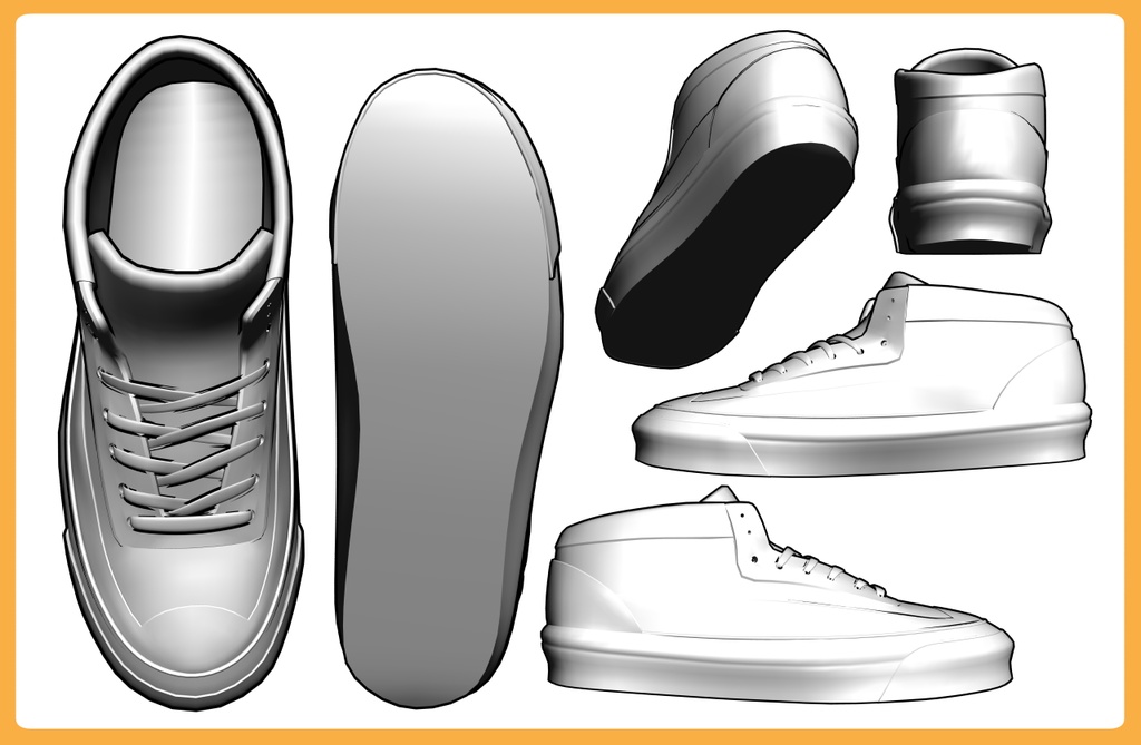 ミドルカットスニーカー4