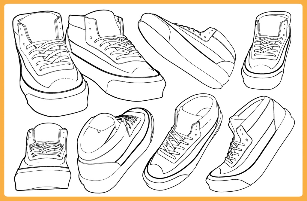 ミドルカットスニーカー4