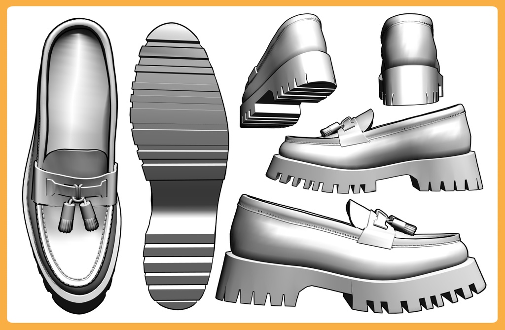 ローファー タッセル
