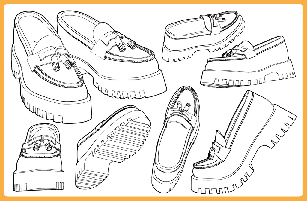 ローファー タッセル