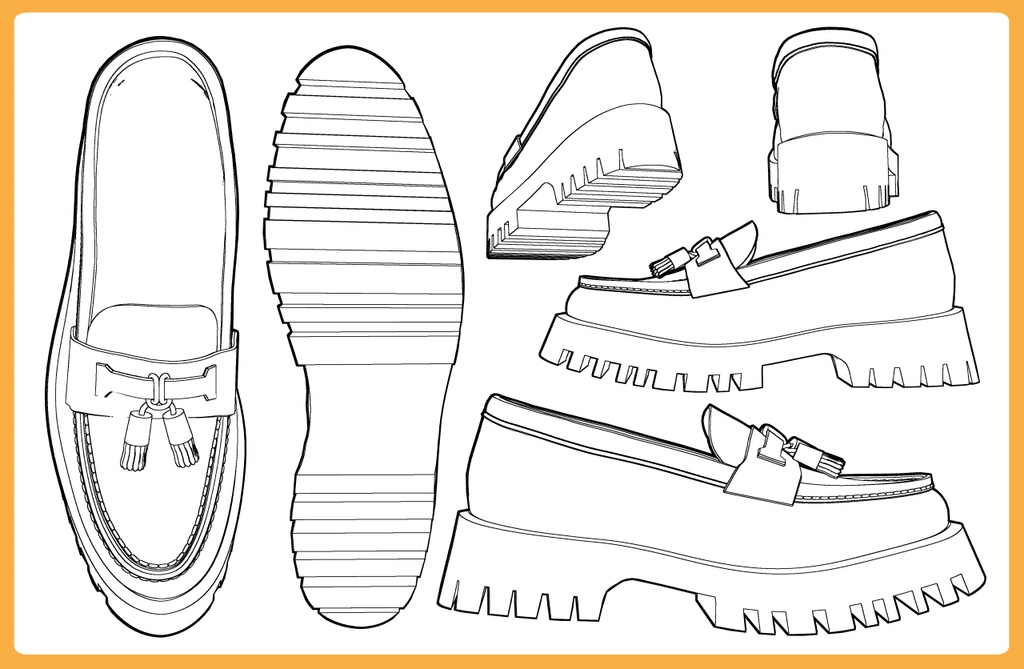 ローファー タッセル