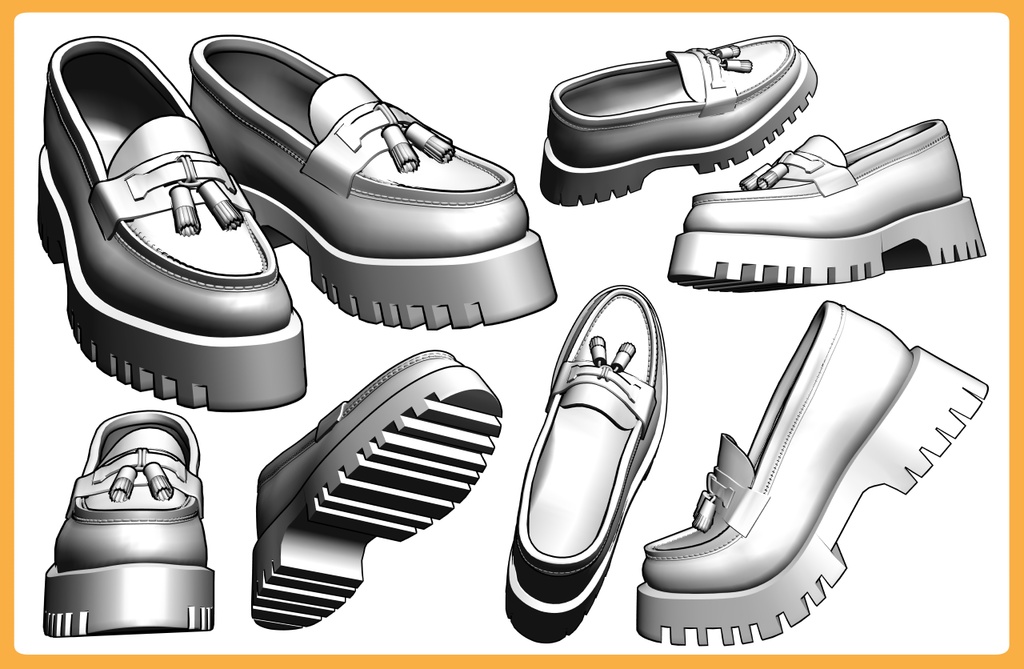 ローファー タッセル