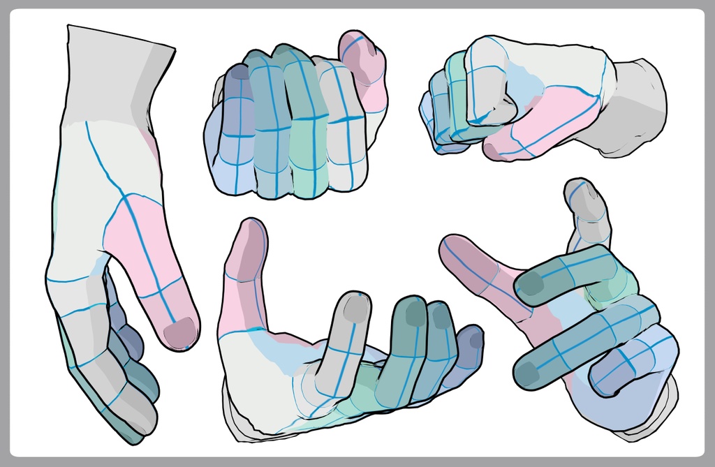 男性の手 筋骨隆々