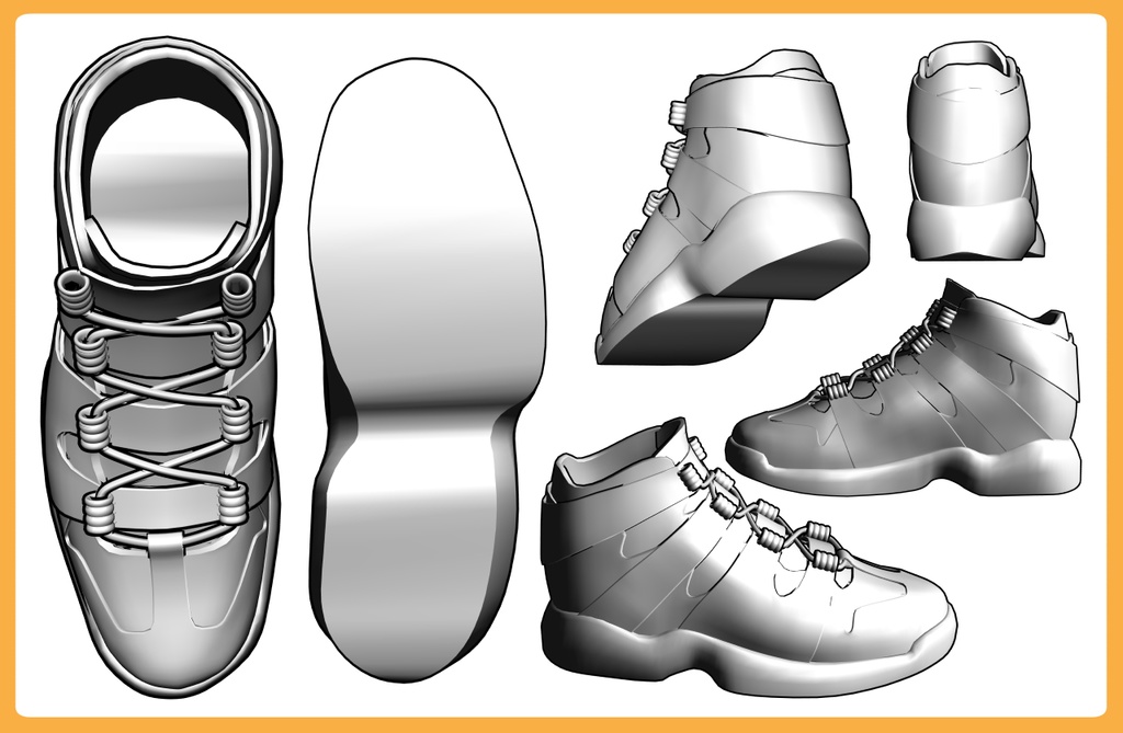 ミドルカットスニーカー
