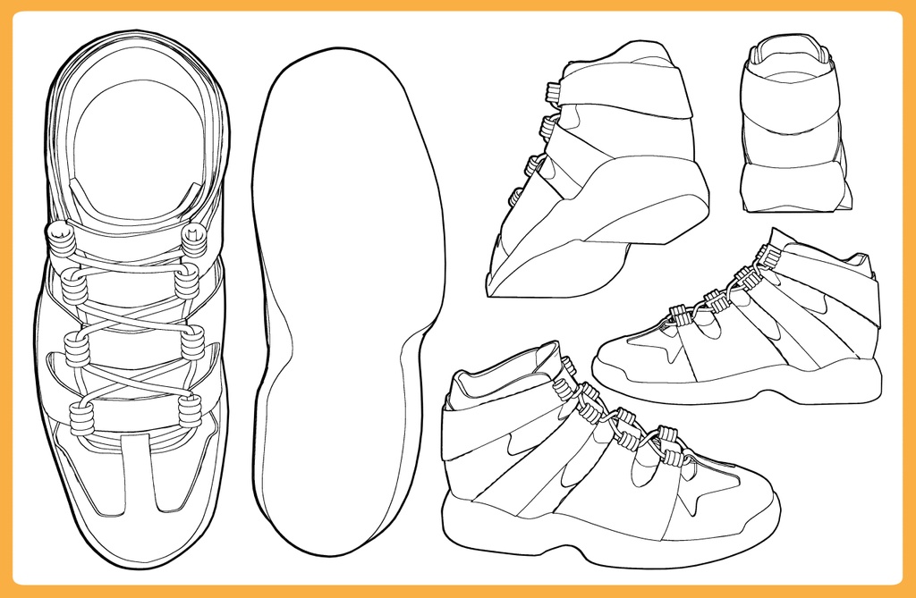 ミドルカットスニーカー