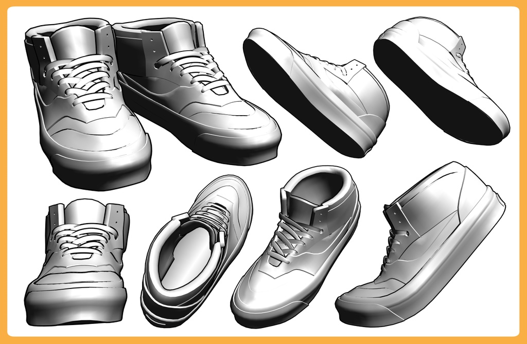 ミドルカットスニーカー2