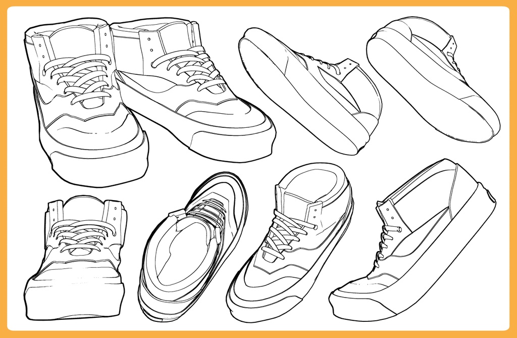 ミドルカットスニーカー2