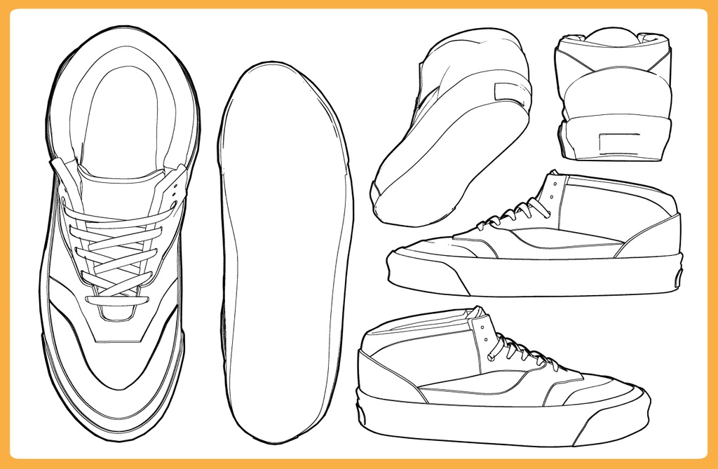 ミドルカットスニーカー2