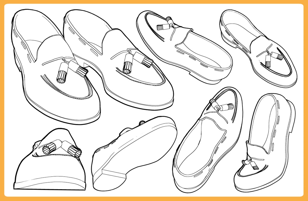 レザーシューズ タッセル