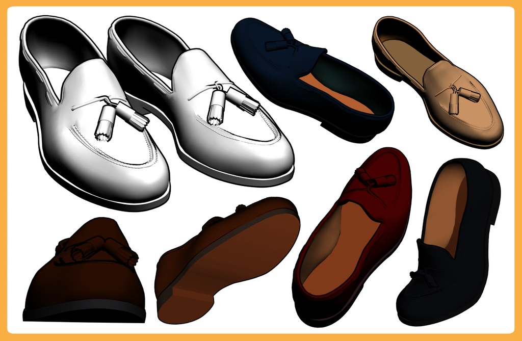 レザーシューズ タッセル