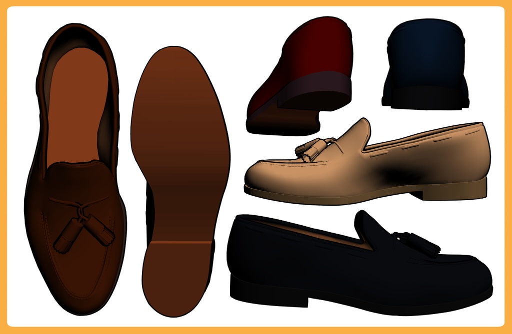 レザーシューズ タッセル