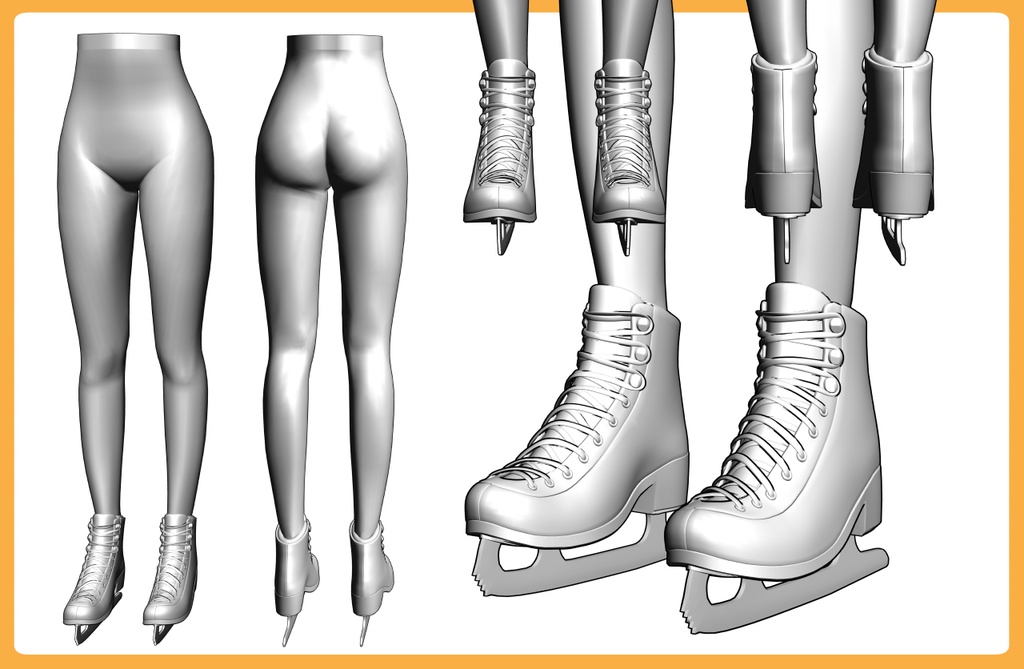 アイススケート+下半身