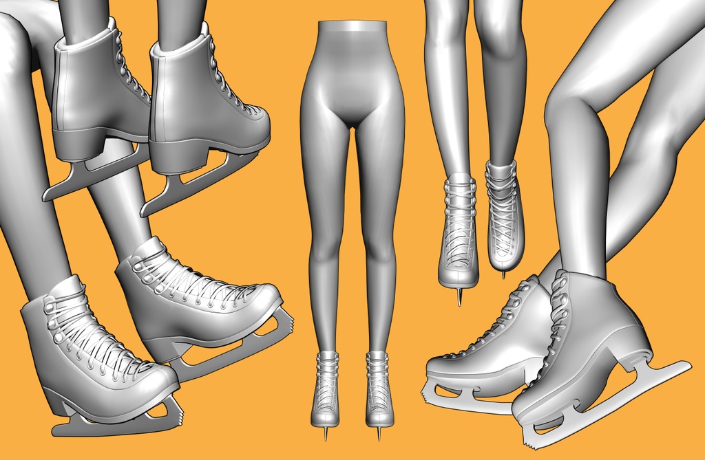 アイススケート+下半身