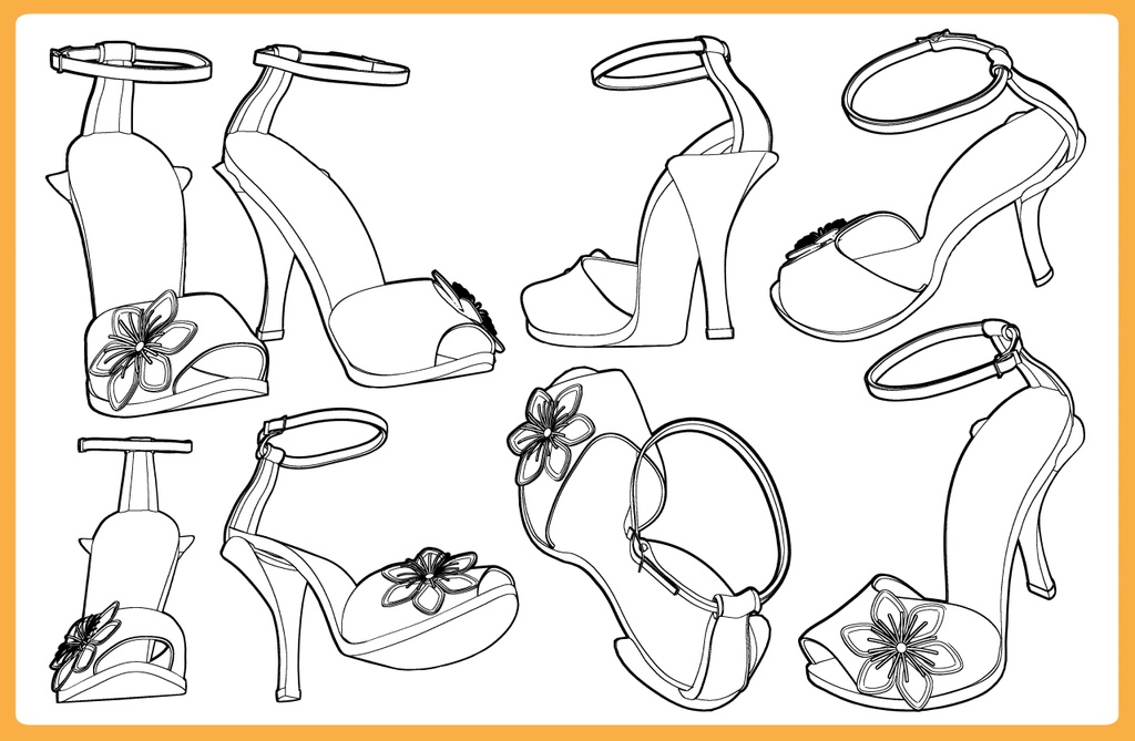 ハイヒールサンダル