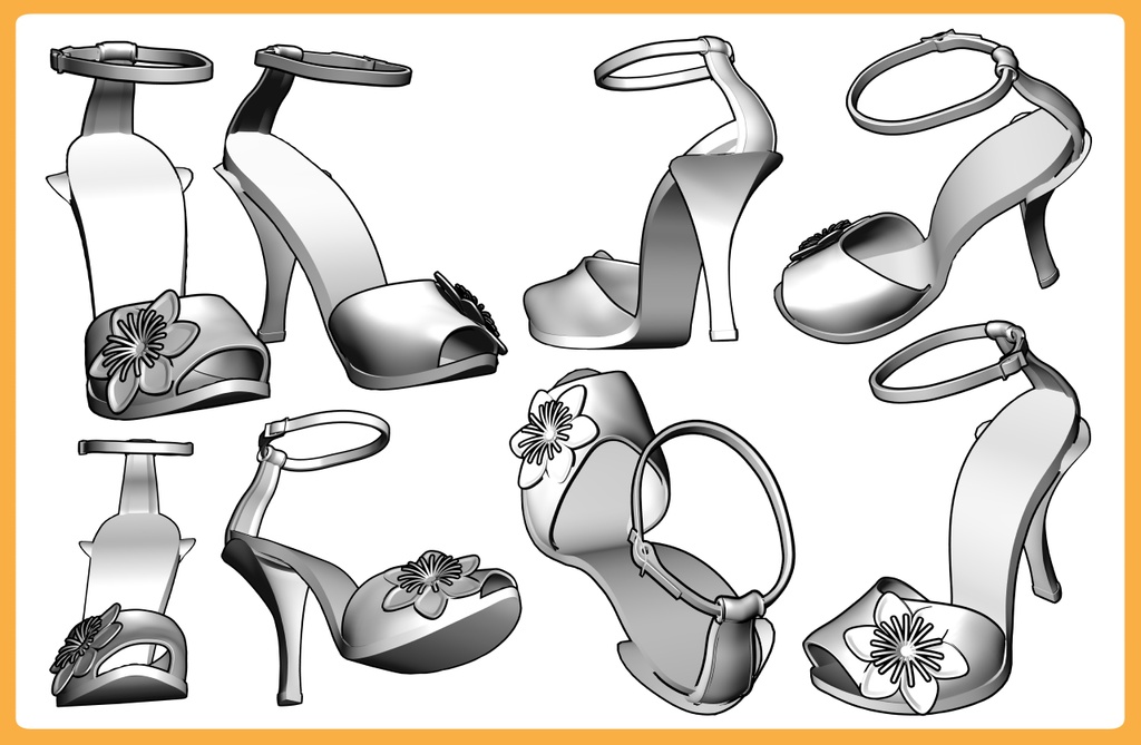 ハイヒールサンダル