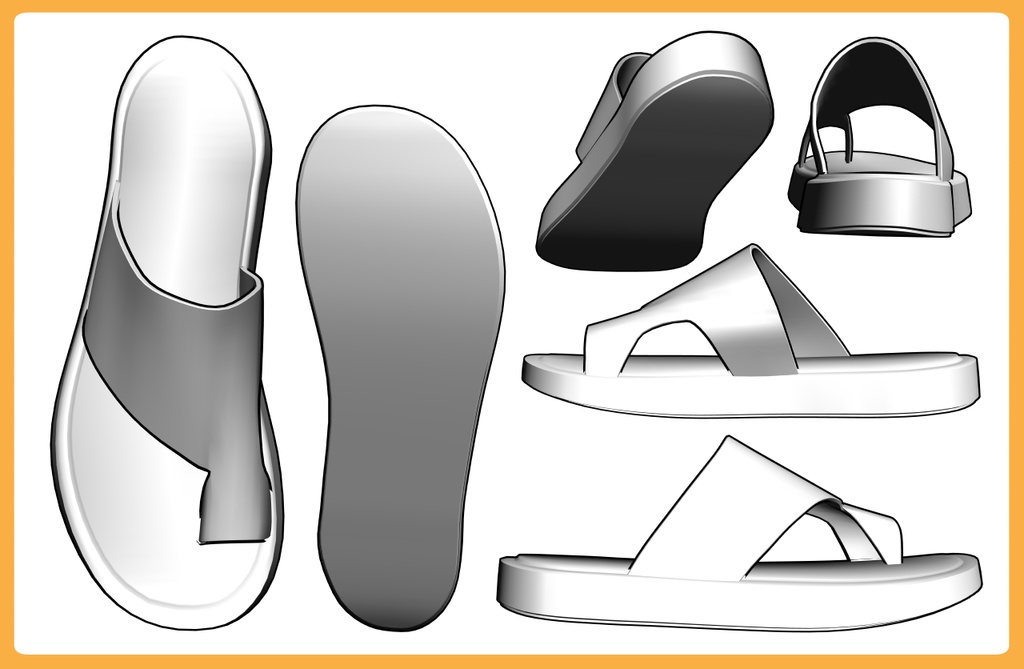 ボリュームソールサンダル