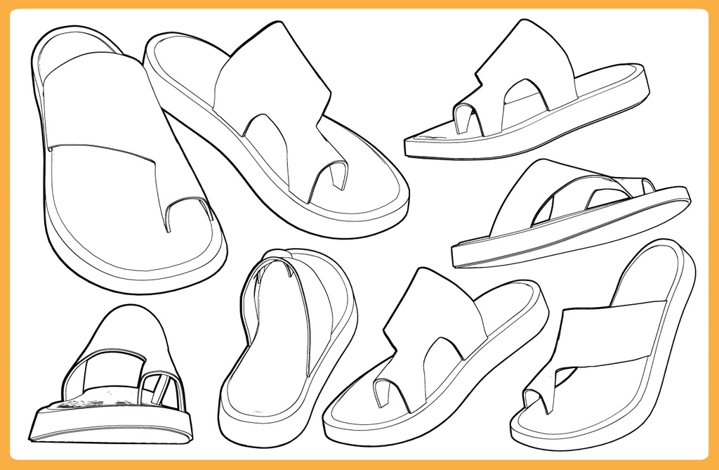 ボリュームソールサンダル