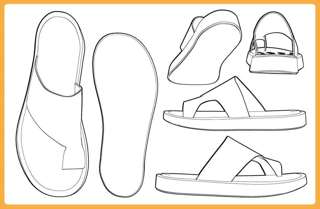 ボリュームソールサンダル