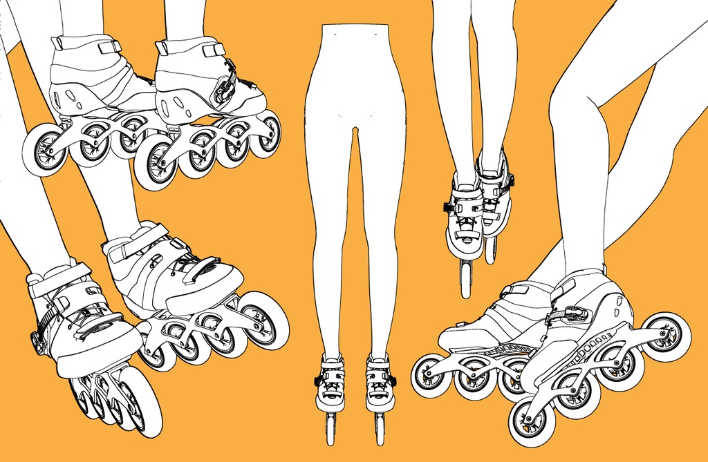 インラインスケート+下半身