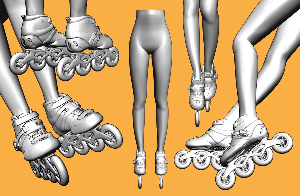 インラインスケート+下半身