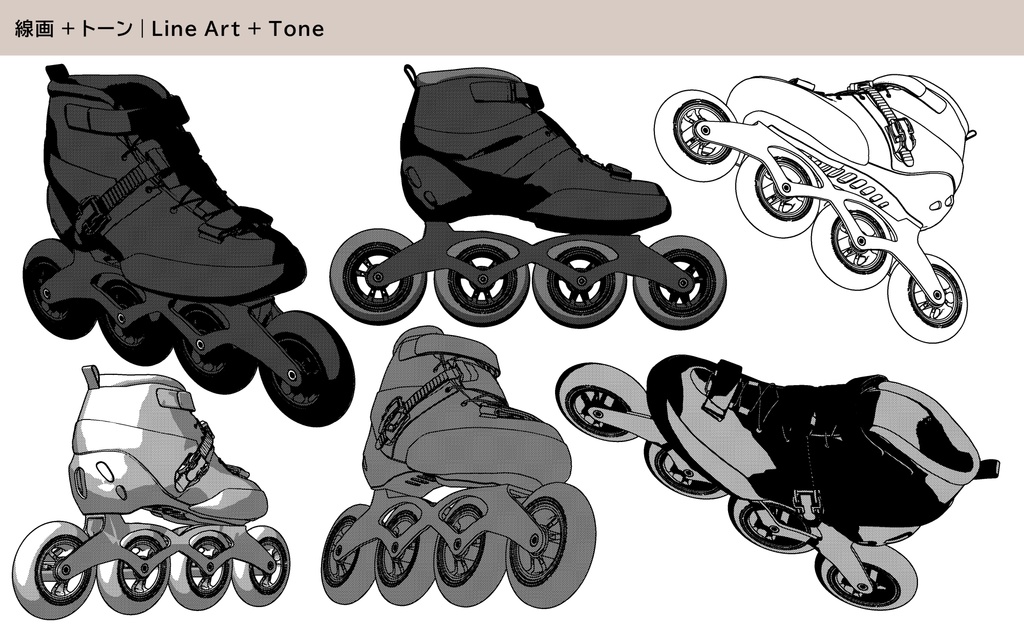 インラインスケート 01|STD